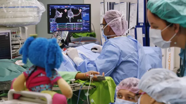 Elektrofiziológiai műtő műtét közben