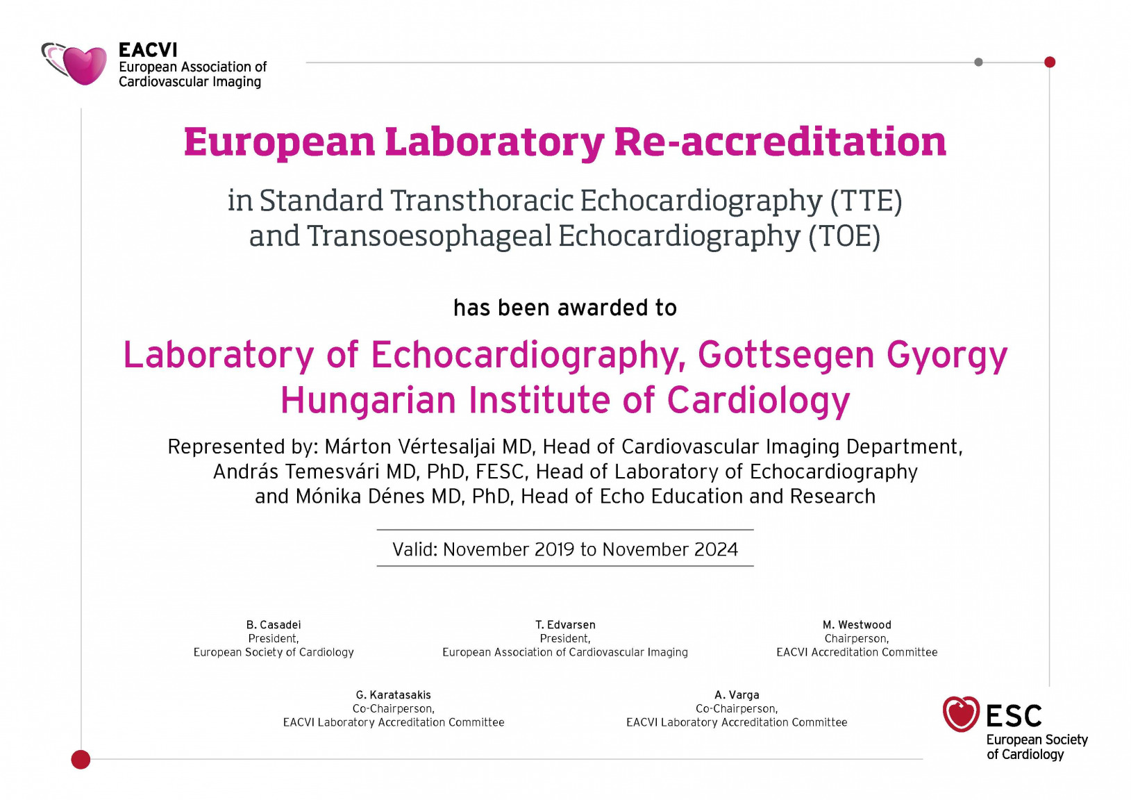 Európai laboratóriumi újraakkreditáció